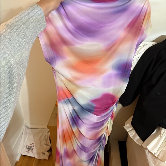 Anthropologie Maya Ruched Cowl-Neck Dress - Picture 8 of 9